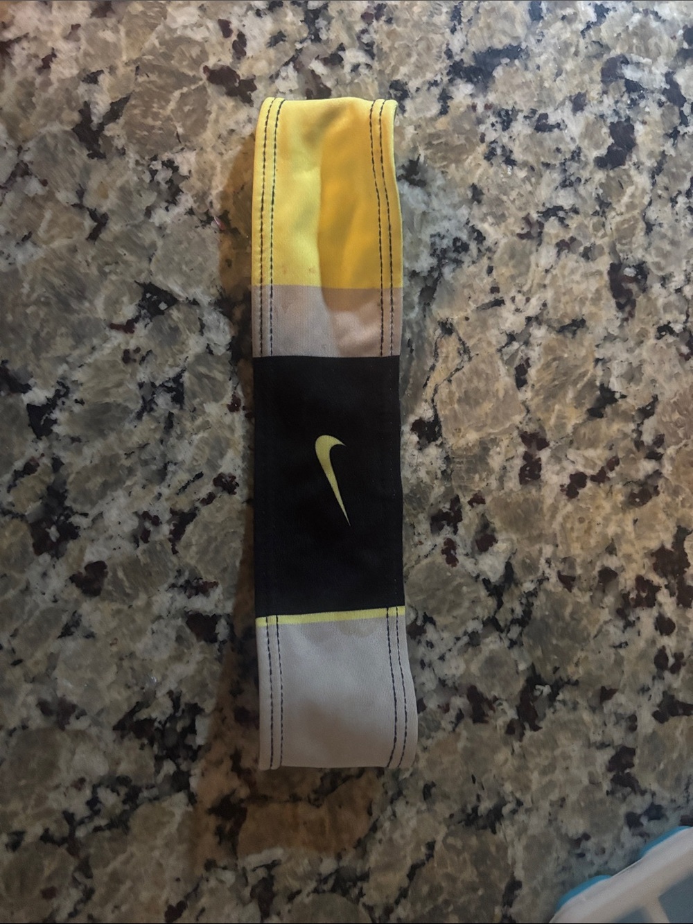 Nike Yellow, Black & White Women’s Performance Headband